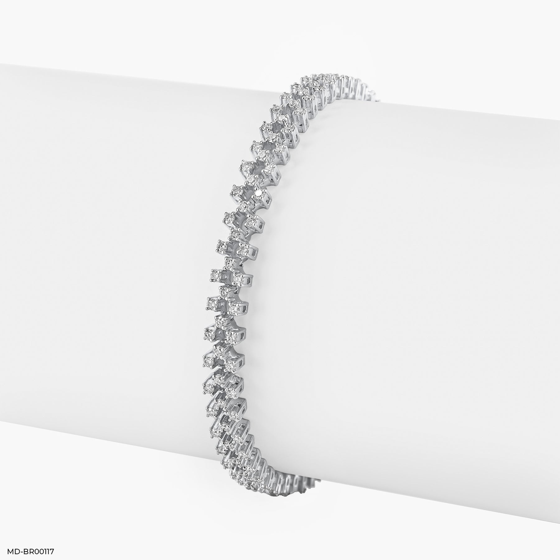 Trivelle Sparking Tennis Bracelet 14K White Gold