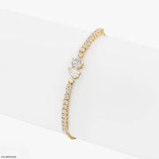 1.55 Carat Toi Et Moi Lab Diamond Bracelet