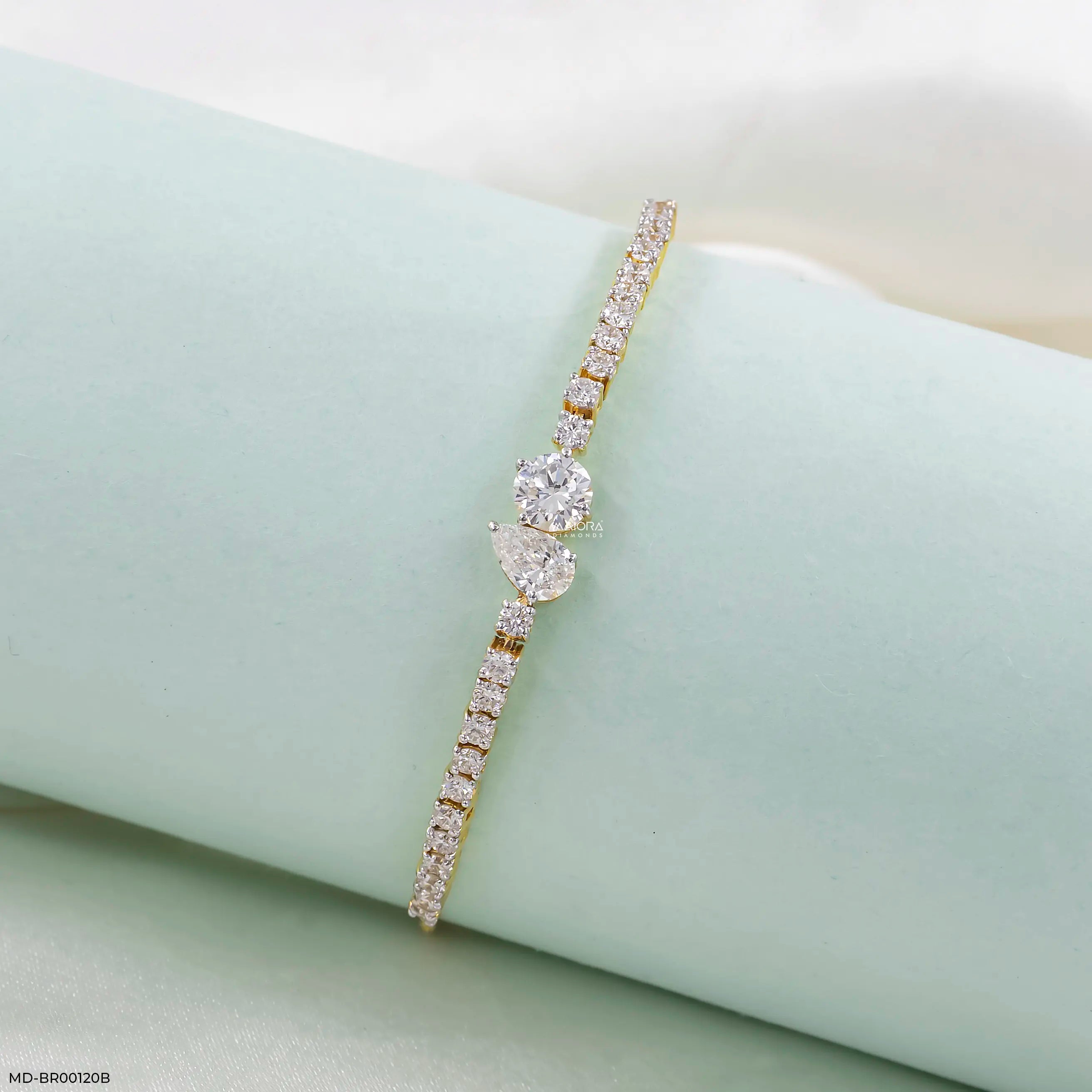 1.55 Carat Toi Et Moi Lab Diamond Bracelet