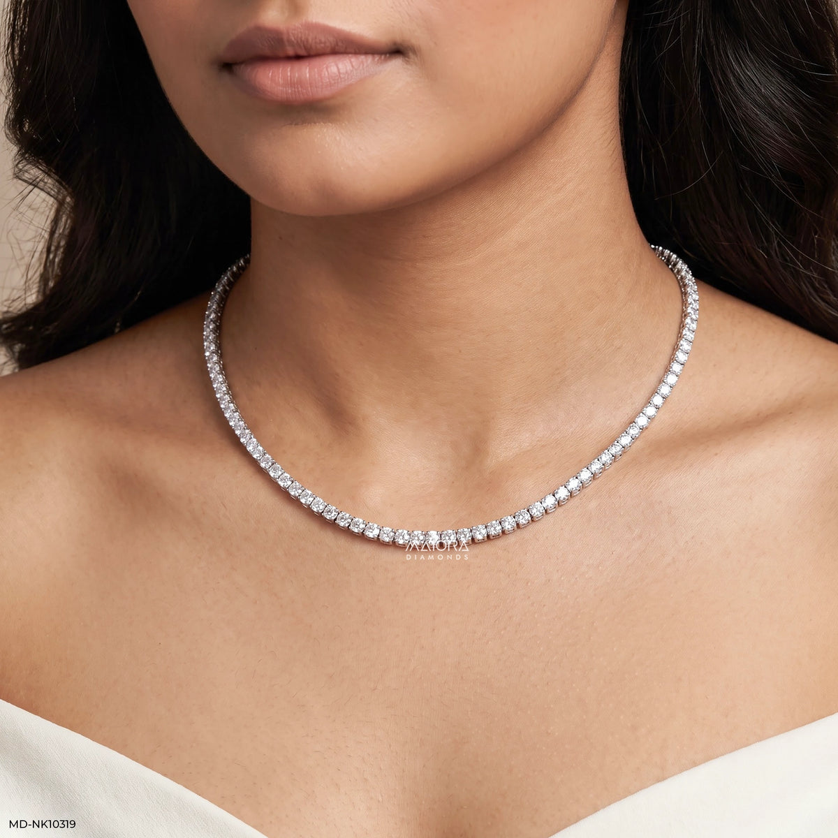 13 Carat Eternal Radiance Tennis Lab Diamond Necklace