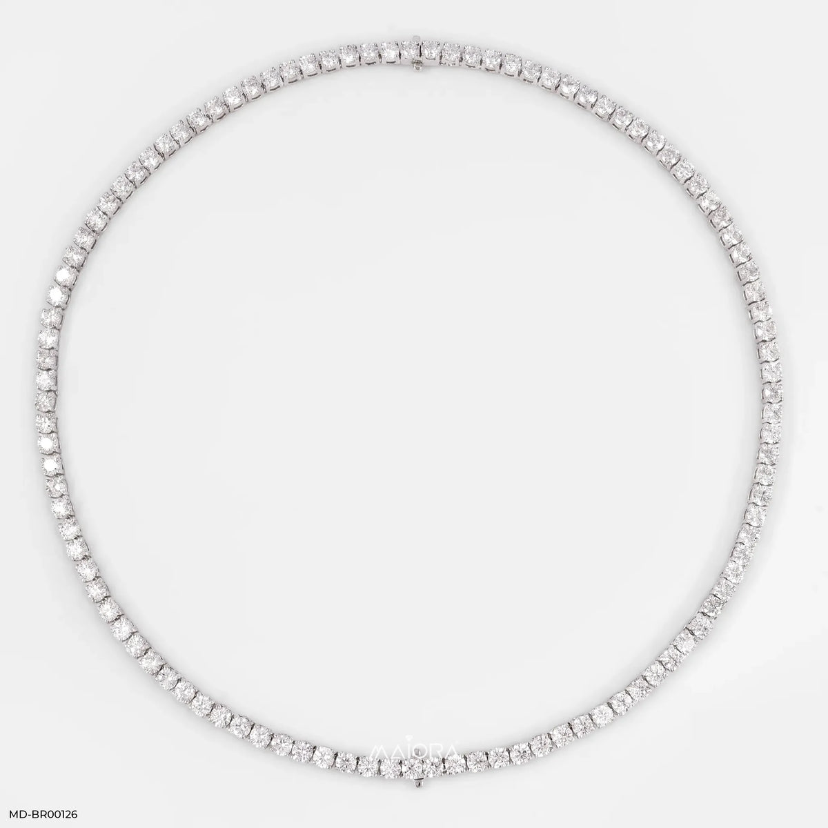 Brilliance Liner Solitaire Diamond Bracelet