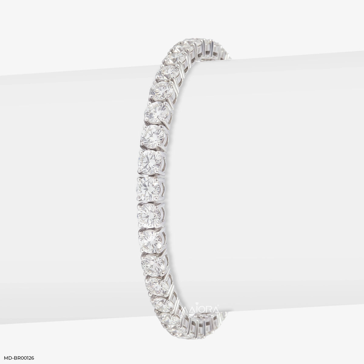 Brilliance Liner Solitaire Diamond Bracelet