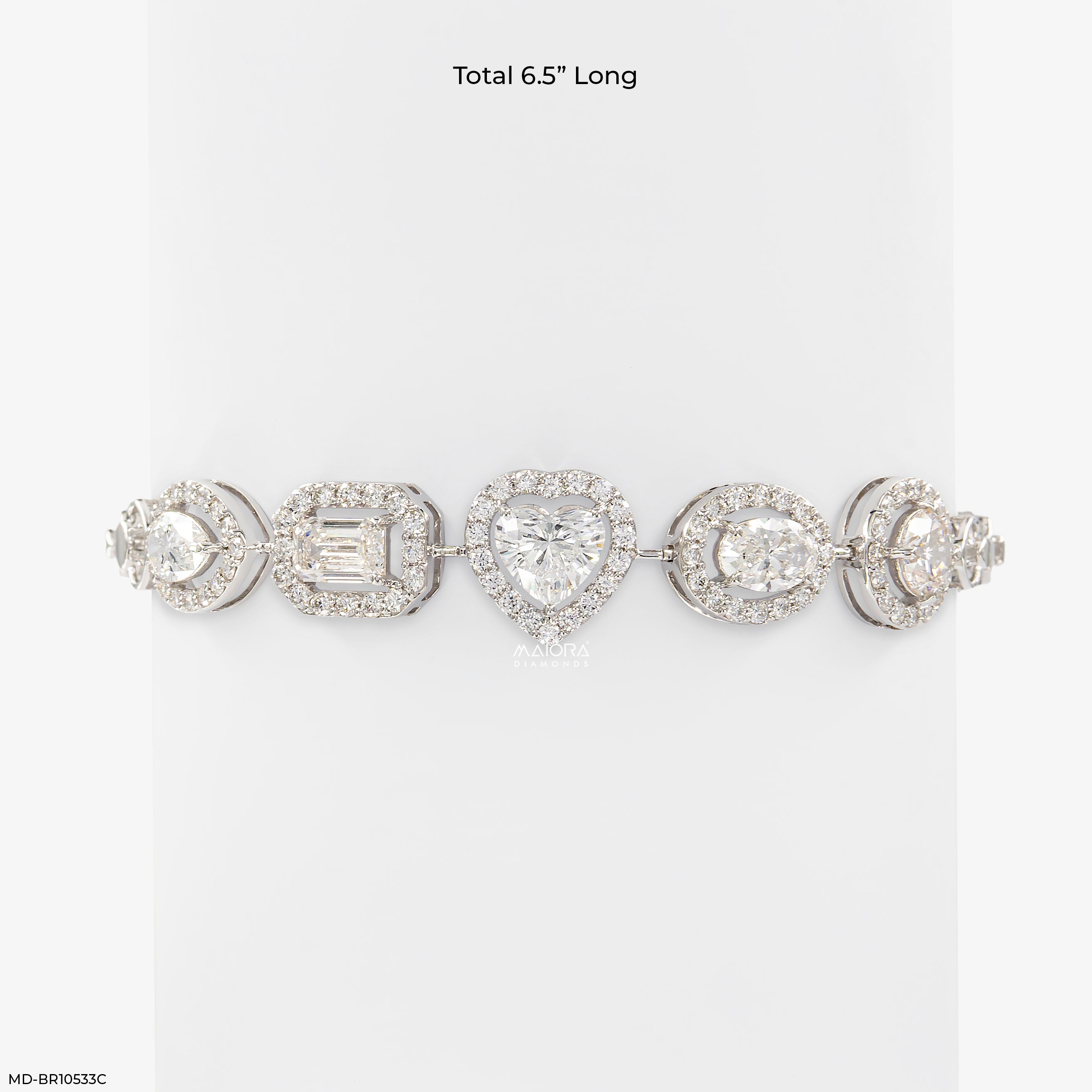 3 Carat Timeless Spark Lab Diamond Tennis Bracelet 14K White Gold
