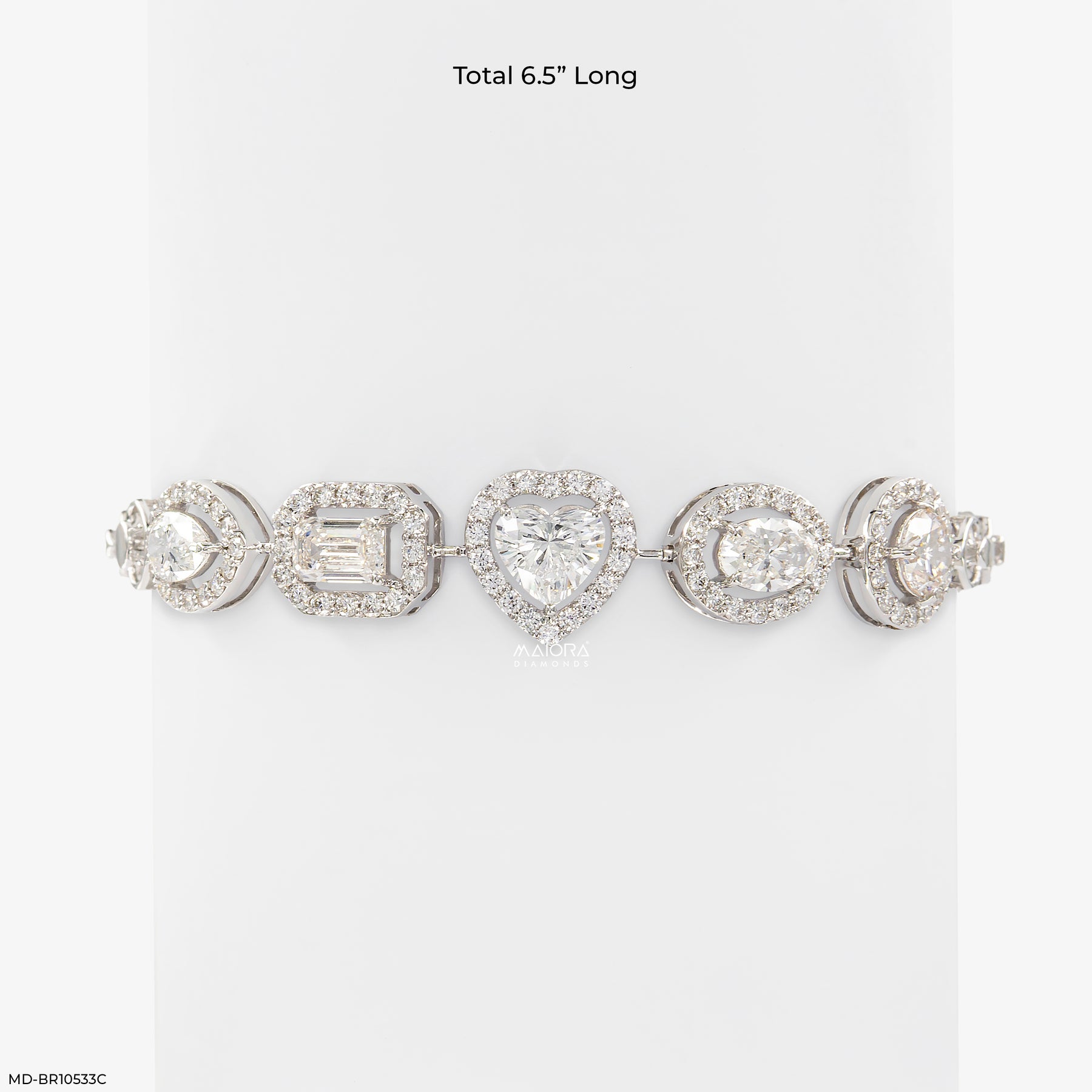 3 Carat Timeless Spark Lab Diamond Tennis Bracelet 14K White Gold