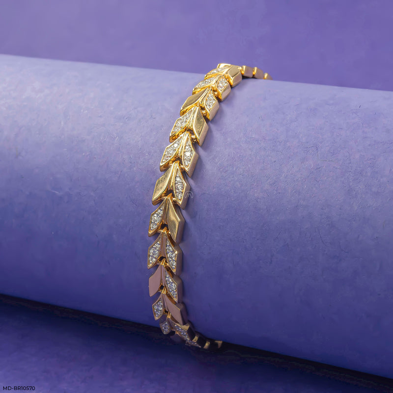 Elysian Path Diamond Bracelets 14K Yellow Gold