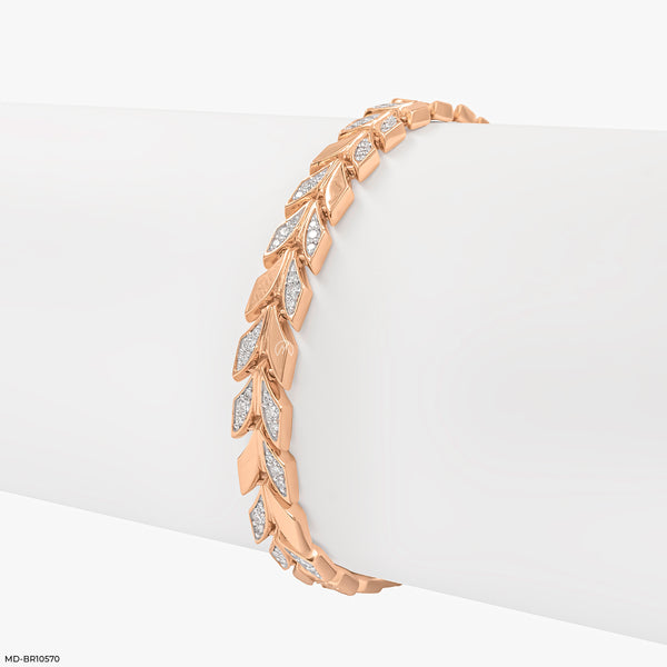 Elysian Path Diamond Bracelets 14K Rose Gold