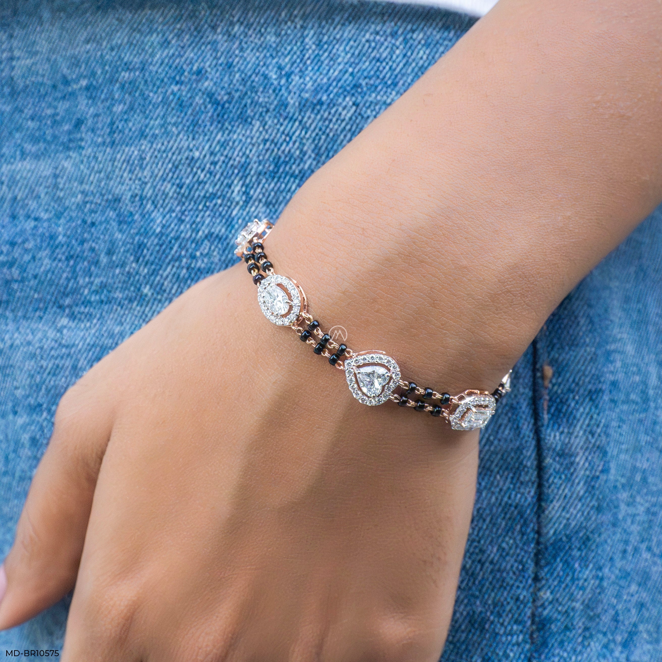 Bonded Bliss Diamond Bracelets 9K Rose Gold