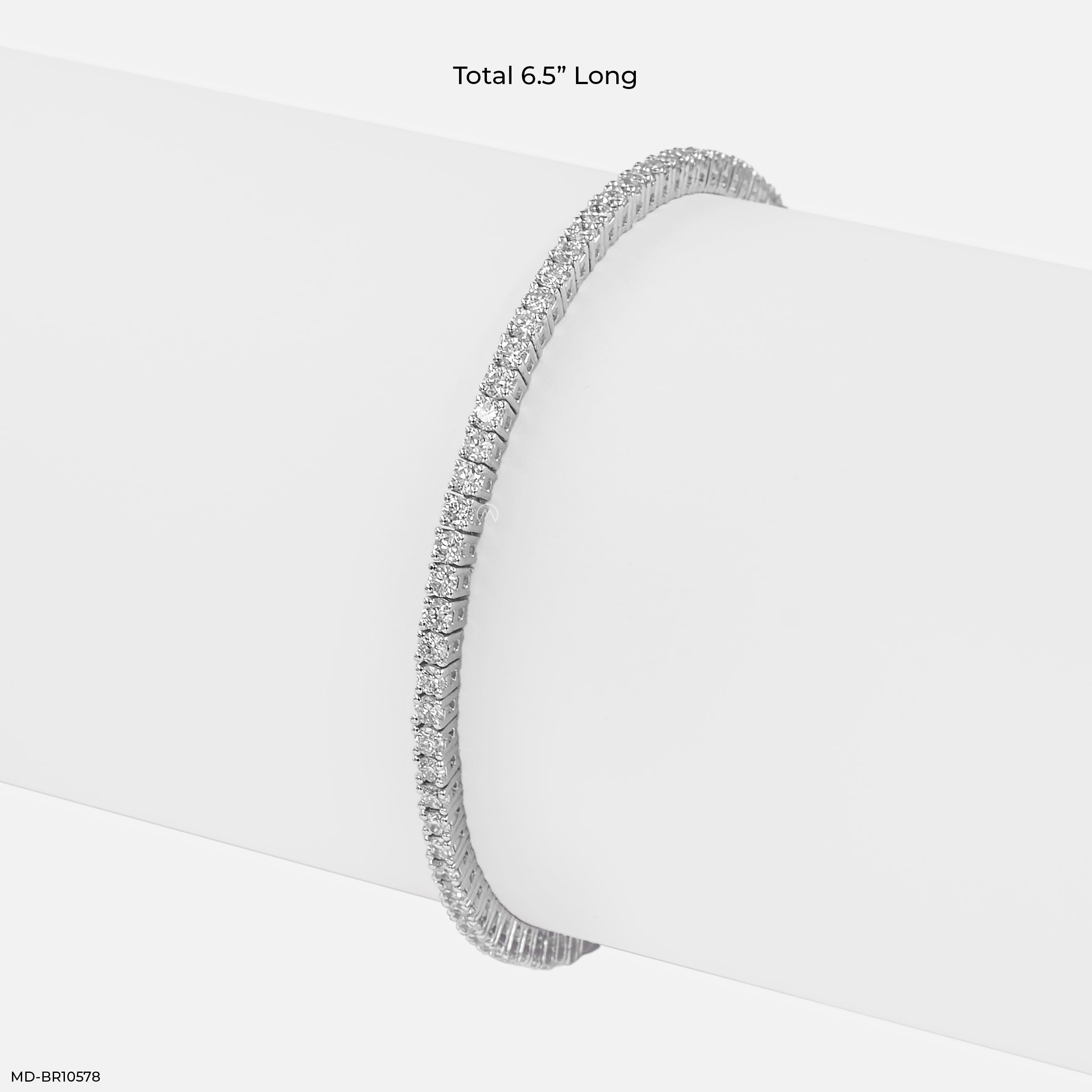 2 Carat Timeless Lab Diamond Tennis Bracelet 10K White Gold