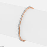 Brilliant Stream Bracelet 14K White Gold