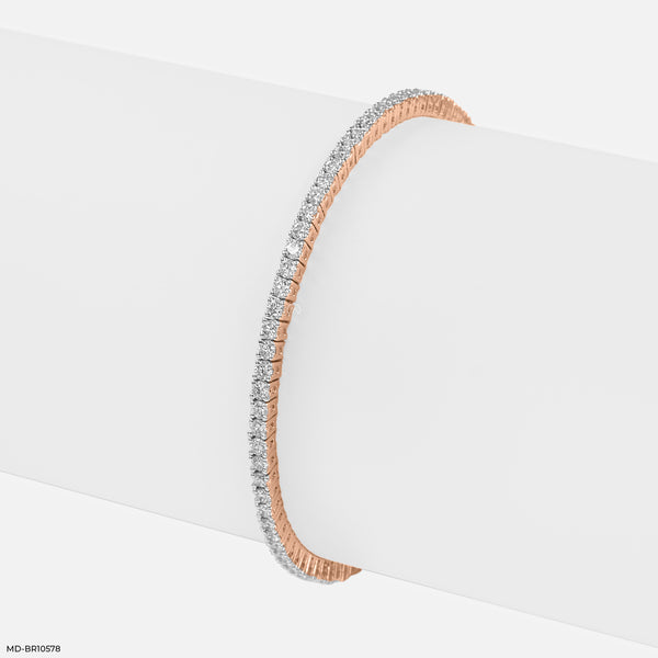 Brilliant Stream Bracelet 18K Rose Gold