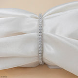 Petal-Set Eternity Bracelet 14K Rose Gold