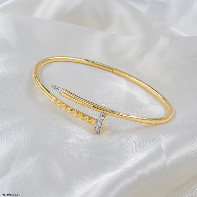 Nail'd It Diamond Bracelets 14K Rose Gold