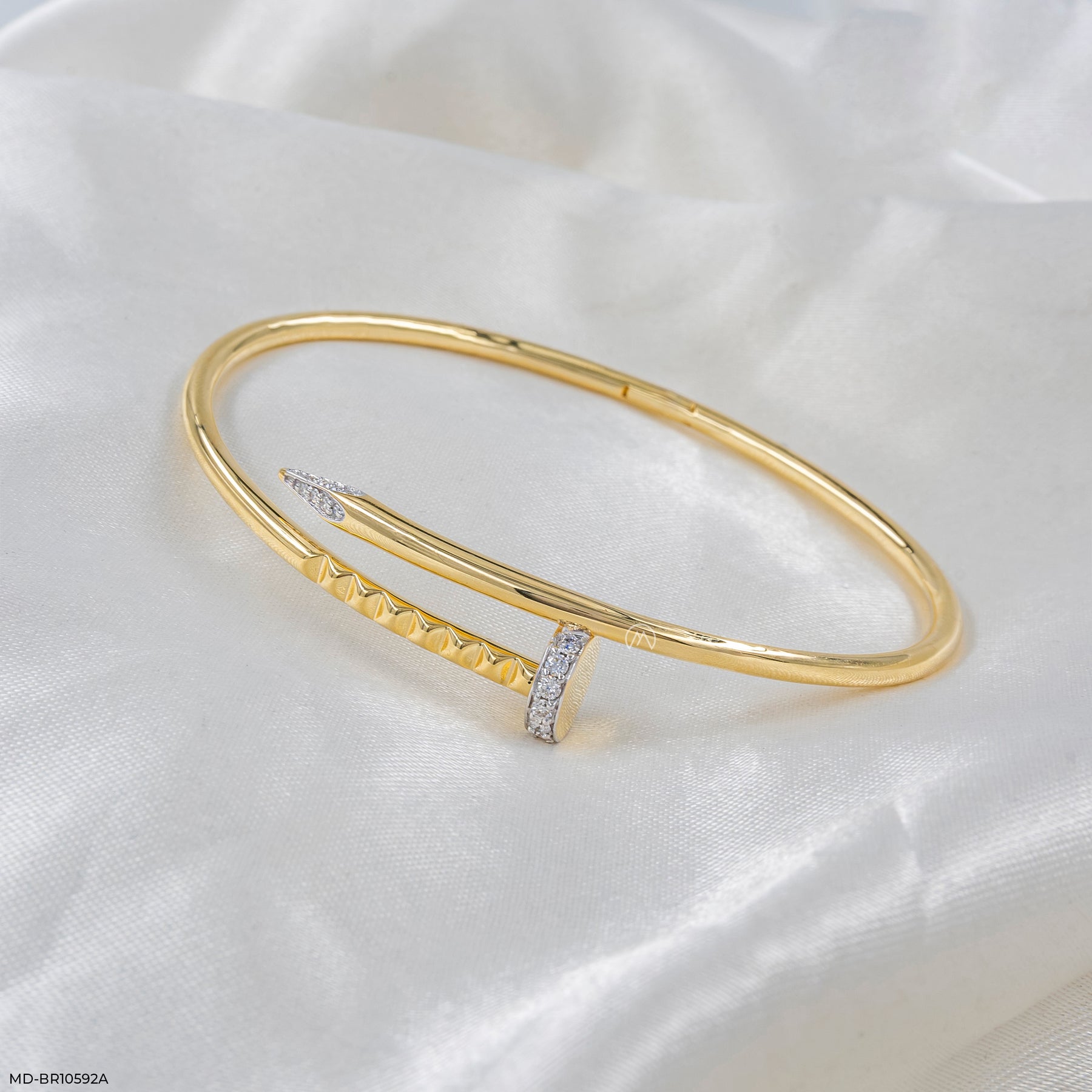 Nailed It Diamond Bracelet 18K Rose Gold