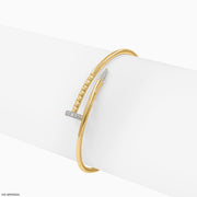 Nailed It Diamond Bracelet 14K Yellow Gold