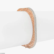Legacy Filigree Diamond Kada Bracelet 9K Rose Gold