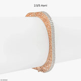 Legacy Filigree Diamond Kada Bracelet 9K White Gold