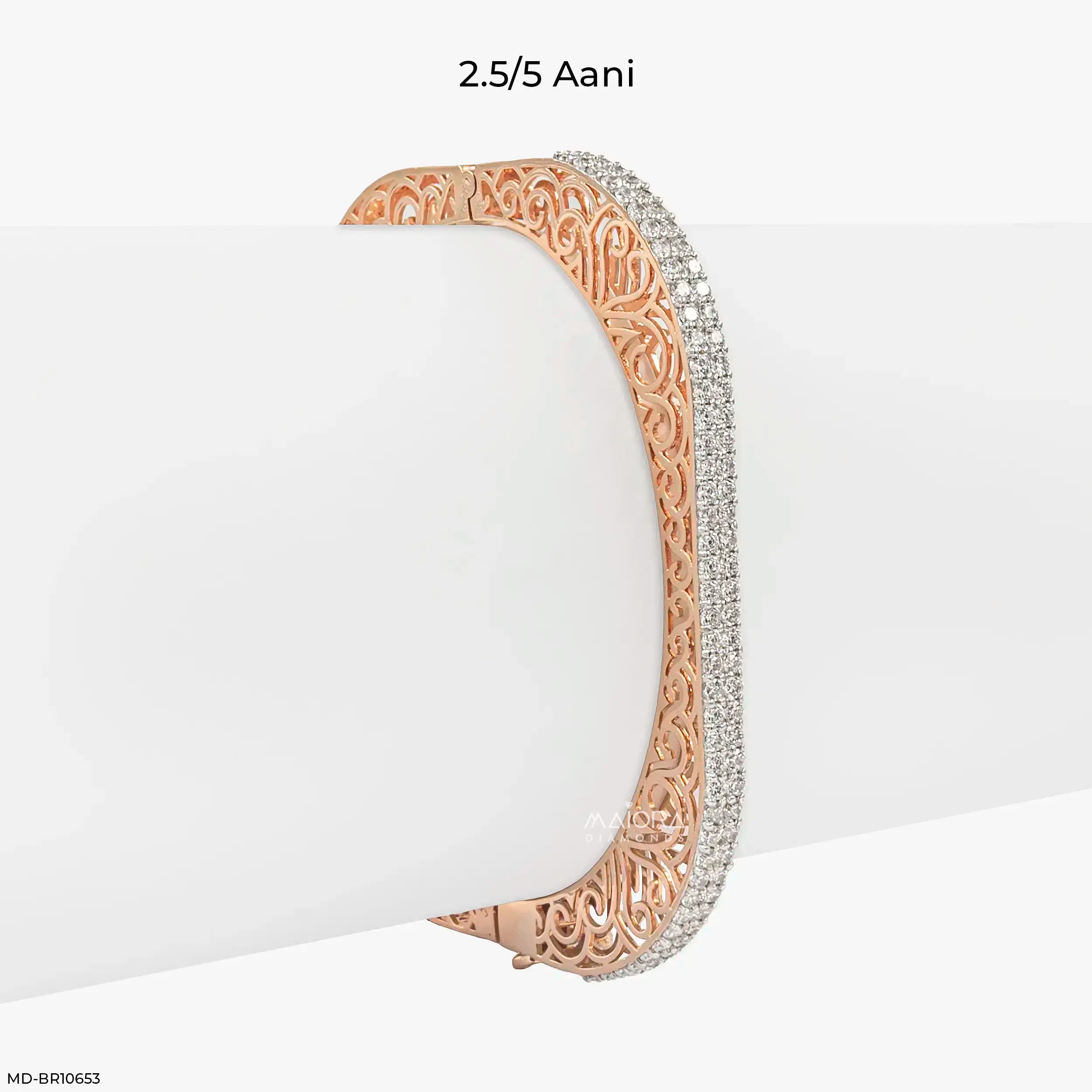 Legacy Filigree Diamond Kada Bracelet