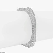 Legacy Filigree Diamond Kada Bracelet 14K White Gold