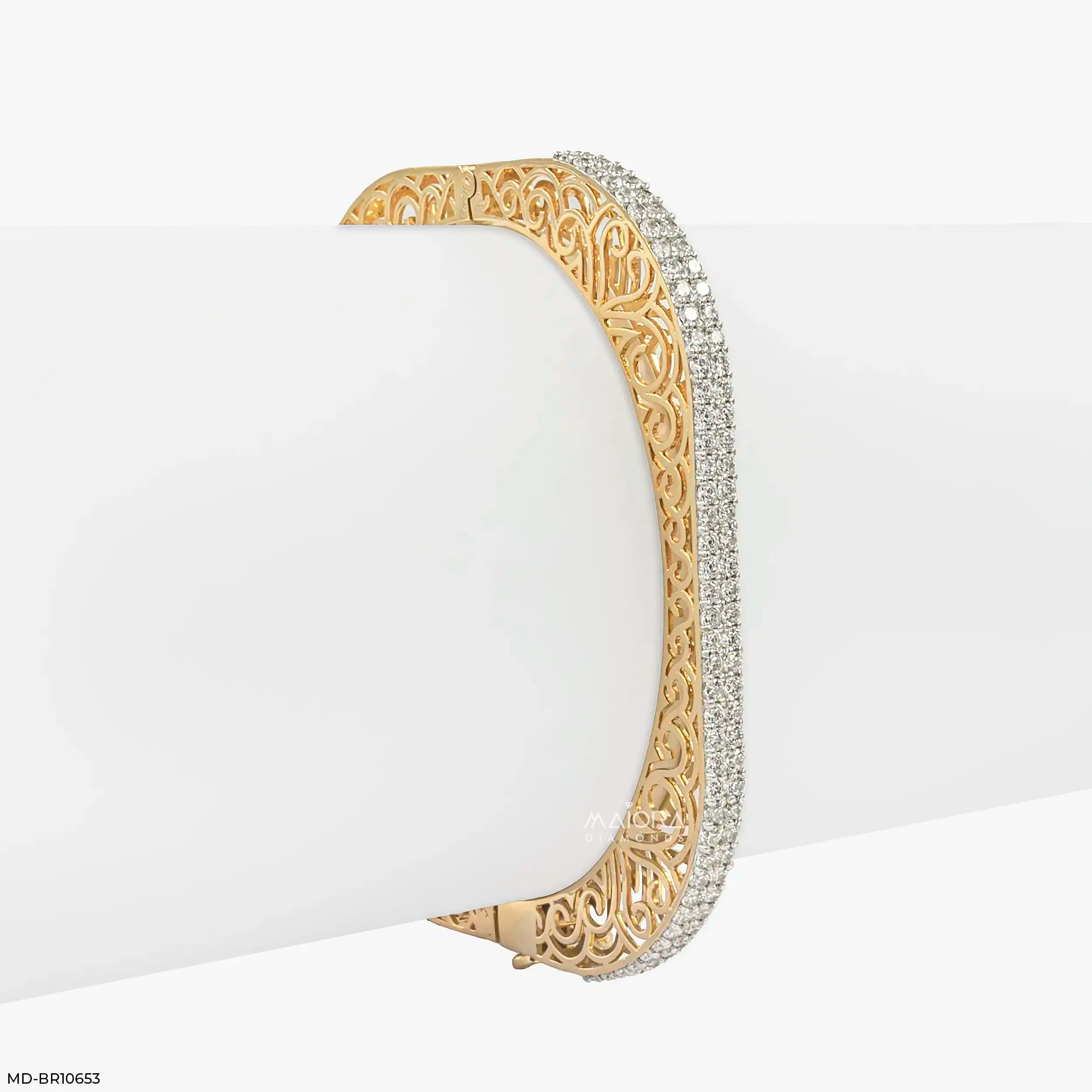 Legacy Filigree Diamond Kada Bracelet