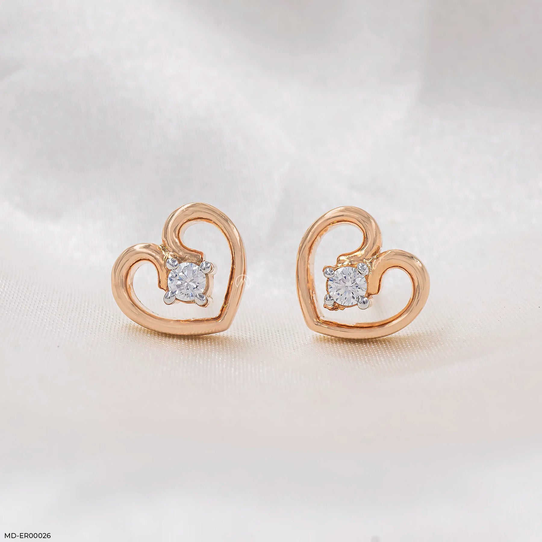 Enternal glow Diamond Earrings 9K White Gold