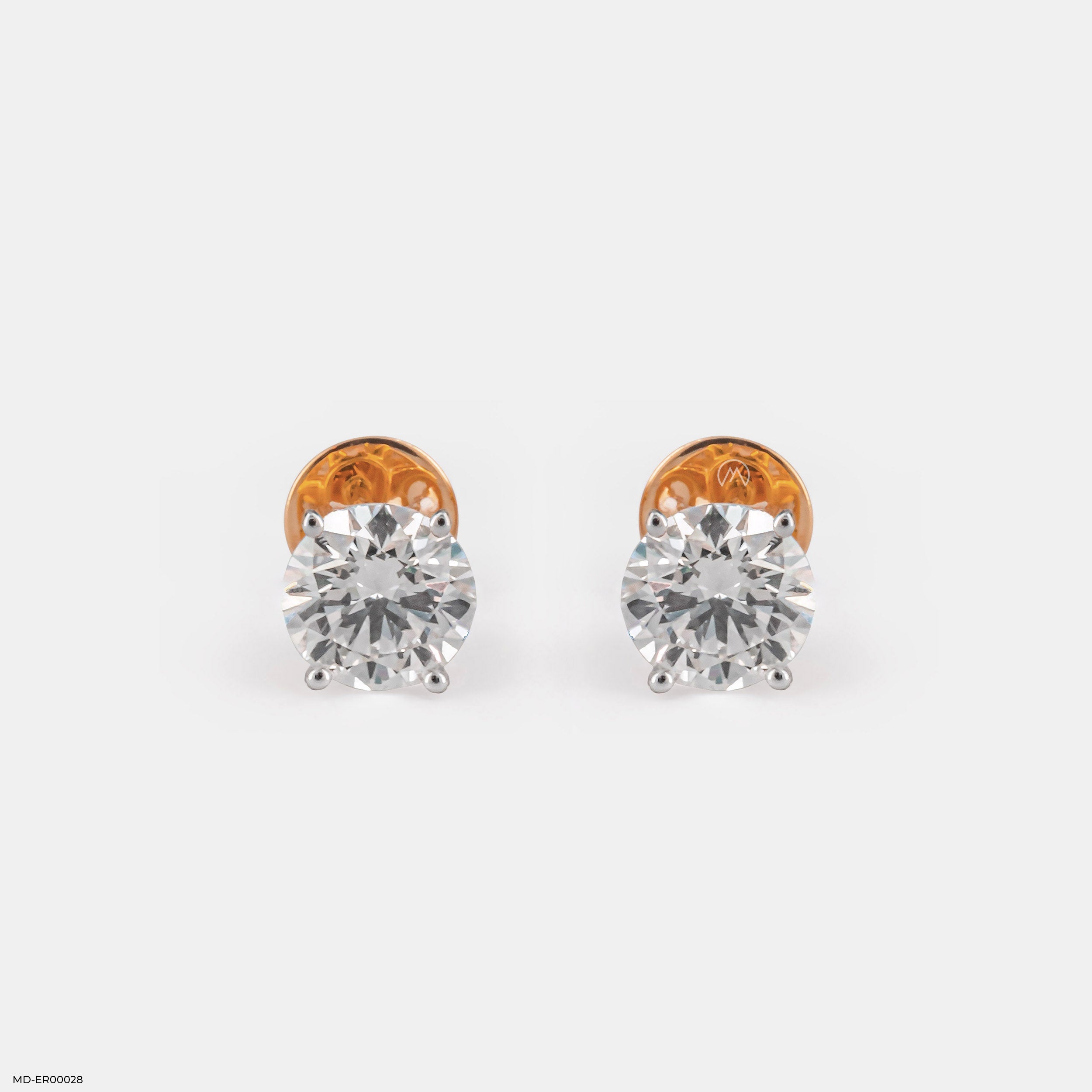 30 Cent Classic Diamond Stud Earrings