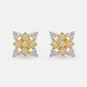 Avante Diamond Earrings 14K Yellow Gold