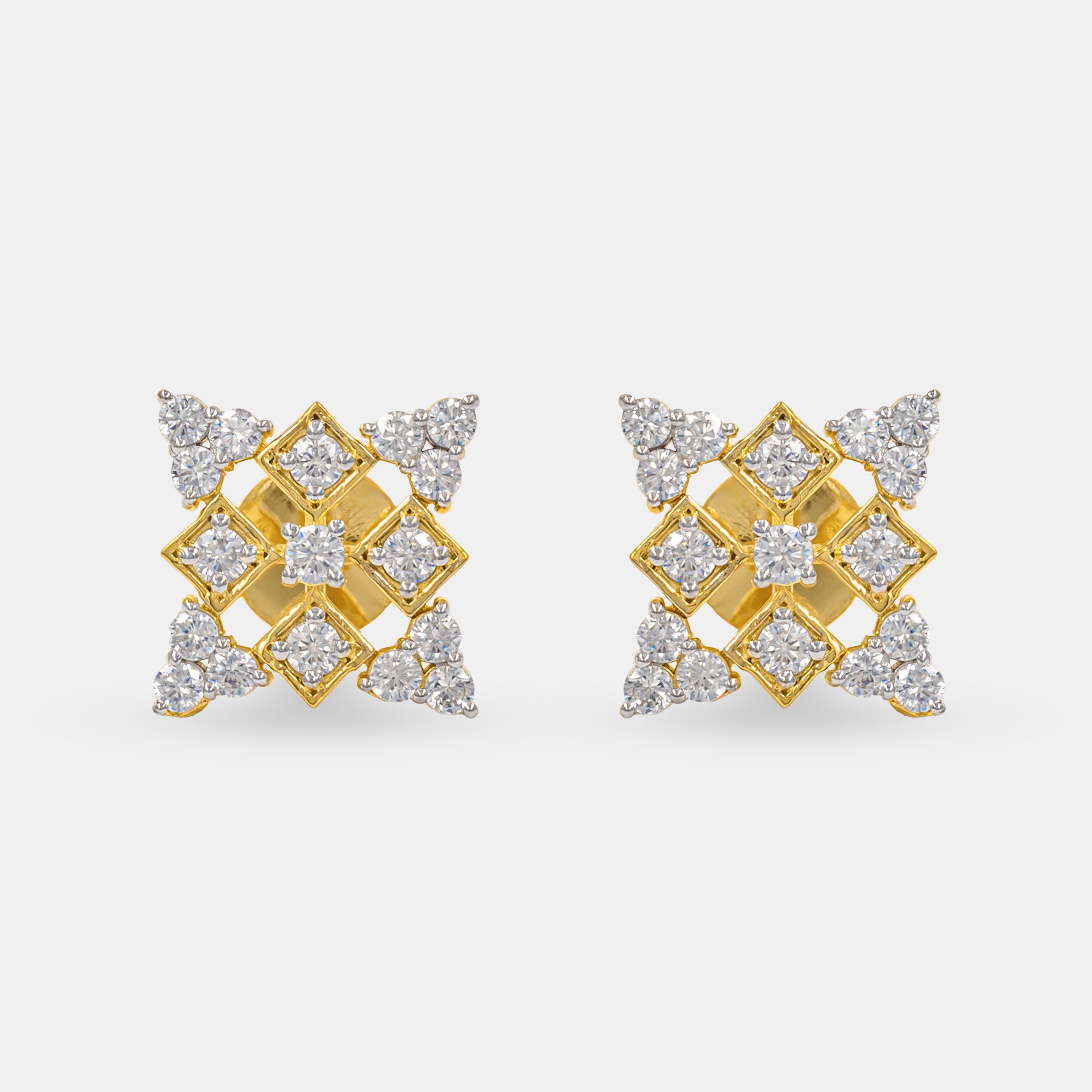 Avante Diamond Earrings 14K Rose Gold