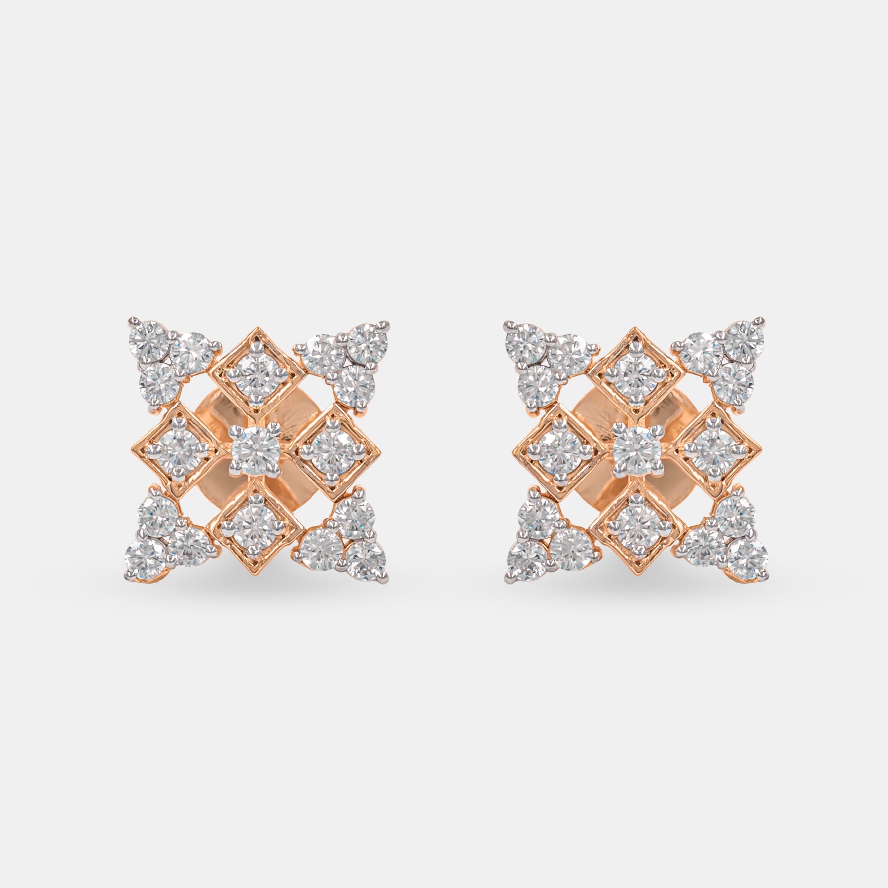 Avante Diamond Earrings 14K White Gold