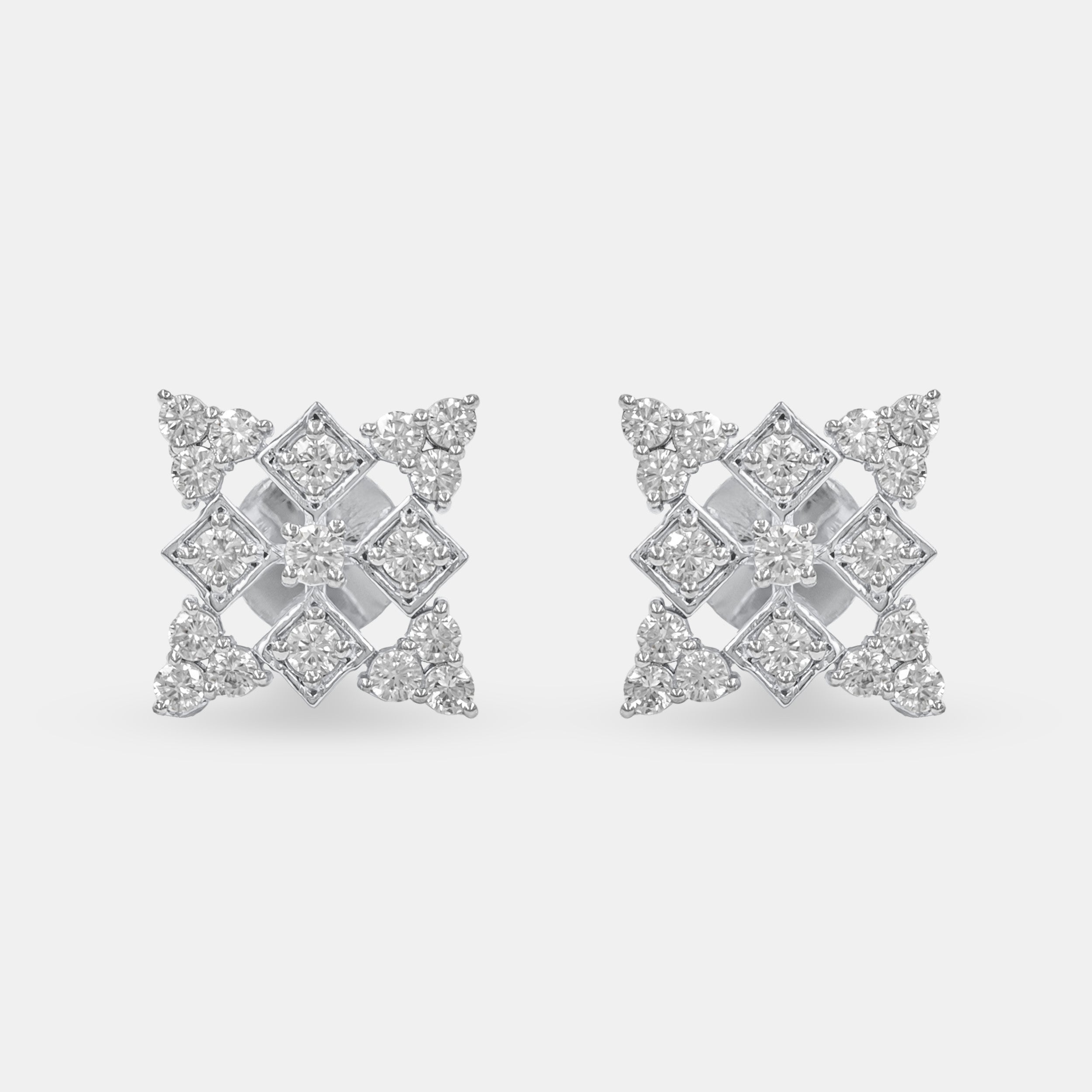 Avante Diamond Earrings 14K Rose Gold