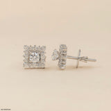 0.20 Carat SquarePop Earrings 9K Yellow Gold