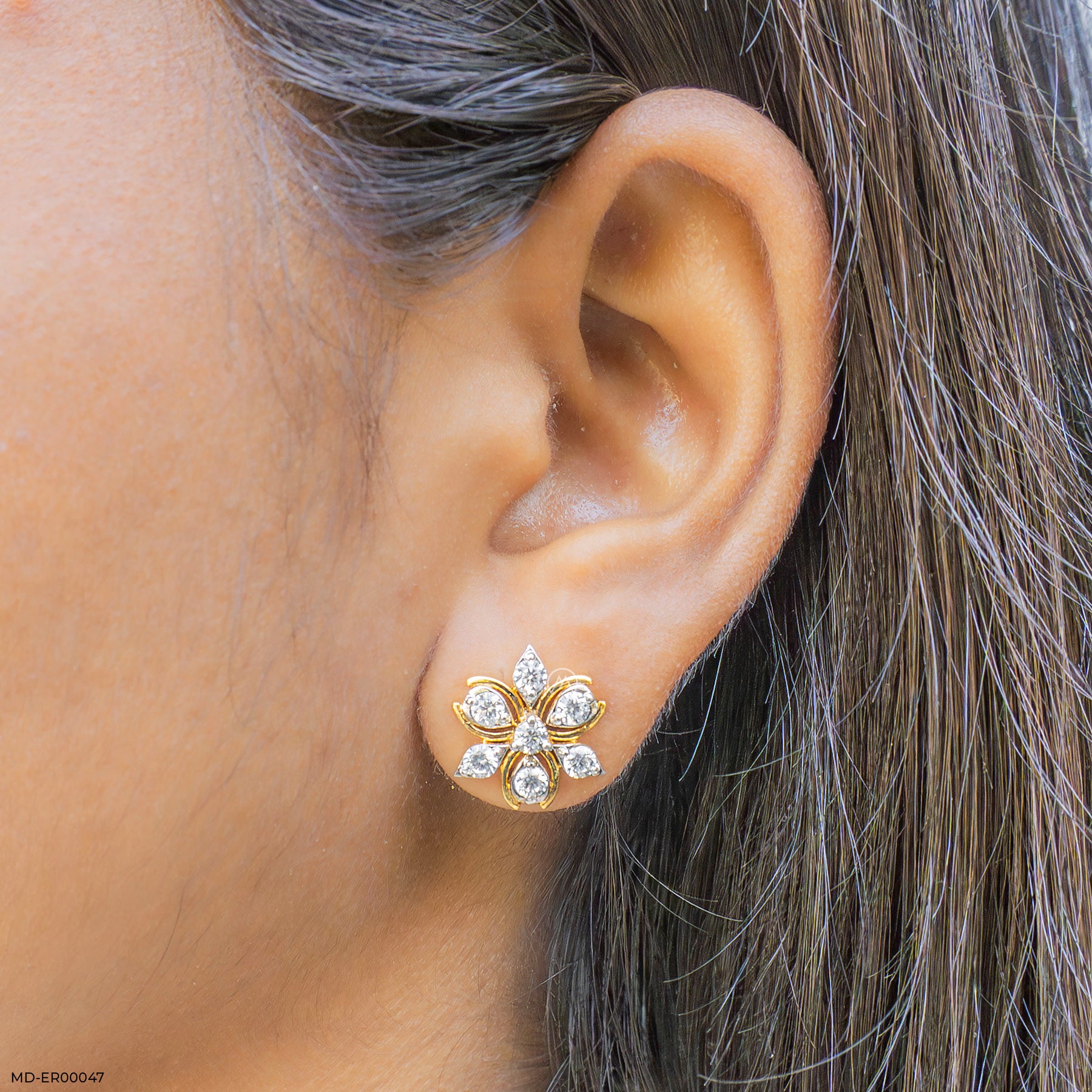 Blossom Earrings 14K Yellow Gold