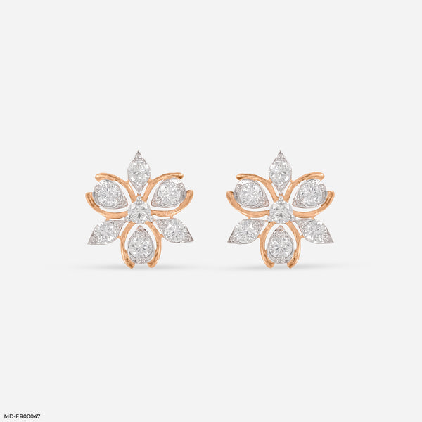 Blossom Earrings 14K Rose Gold
