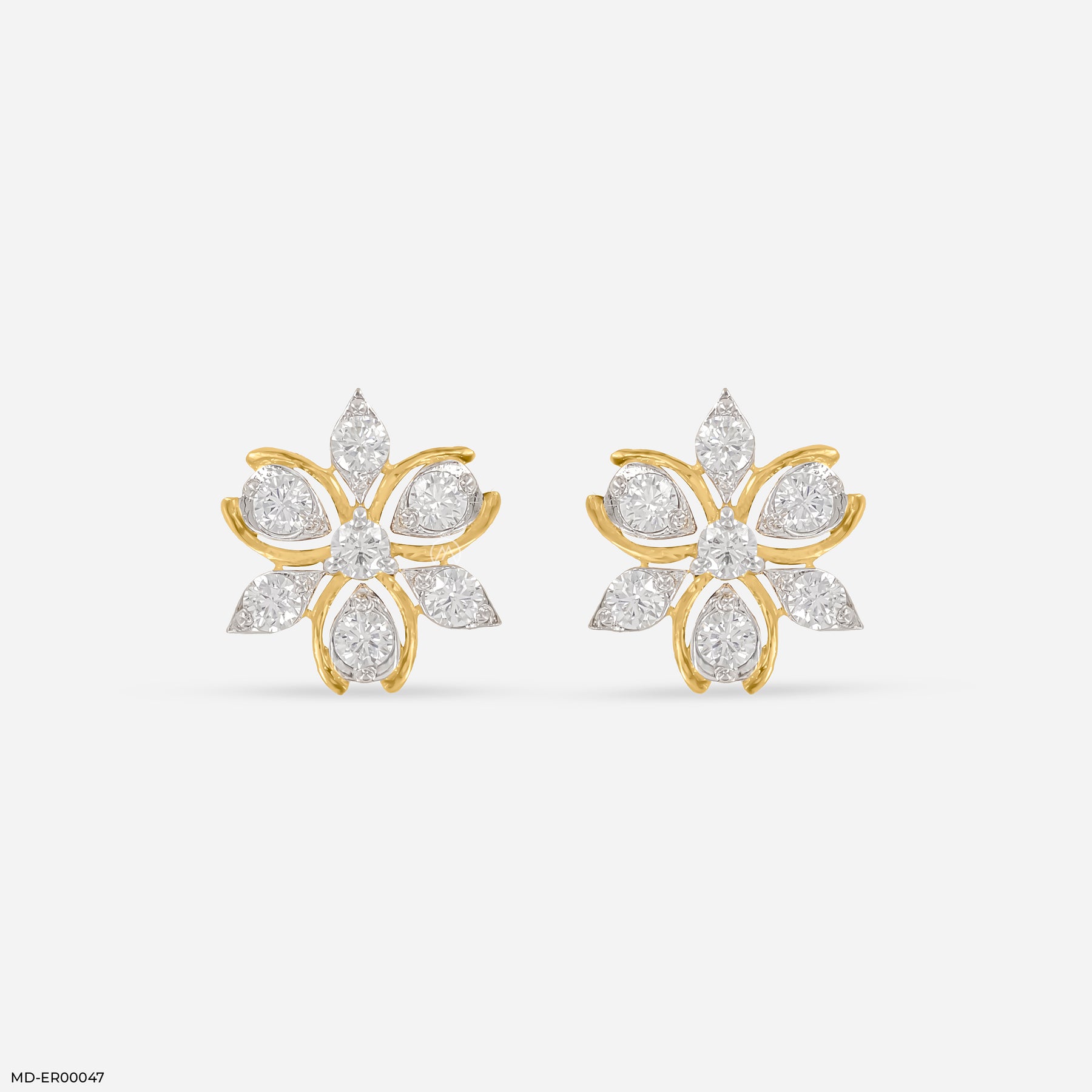 Blossom Earrings 14K Yellow Gold