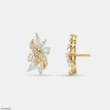The Marquise Petal Earrings 14K Yellow Gold