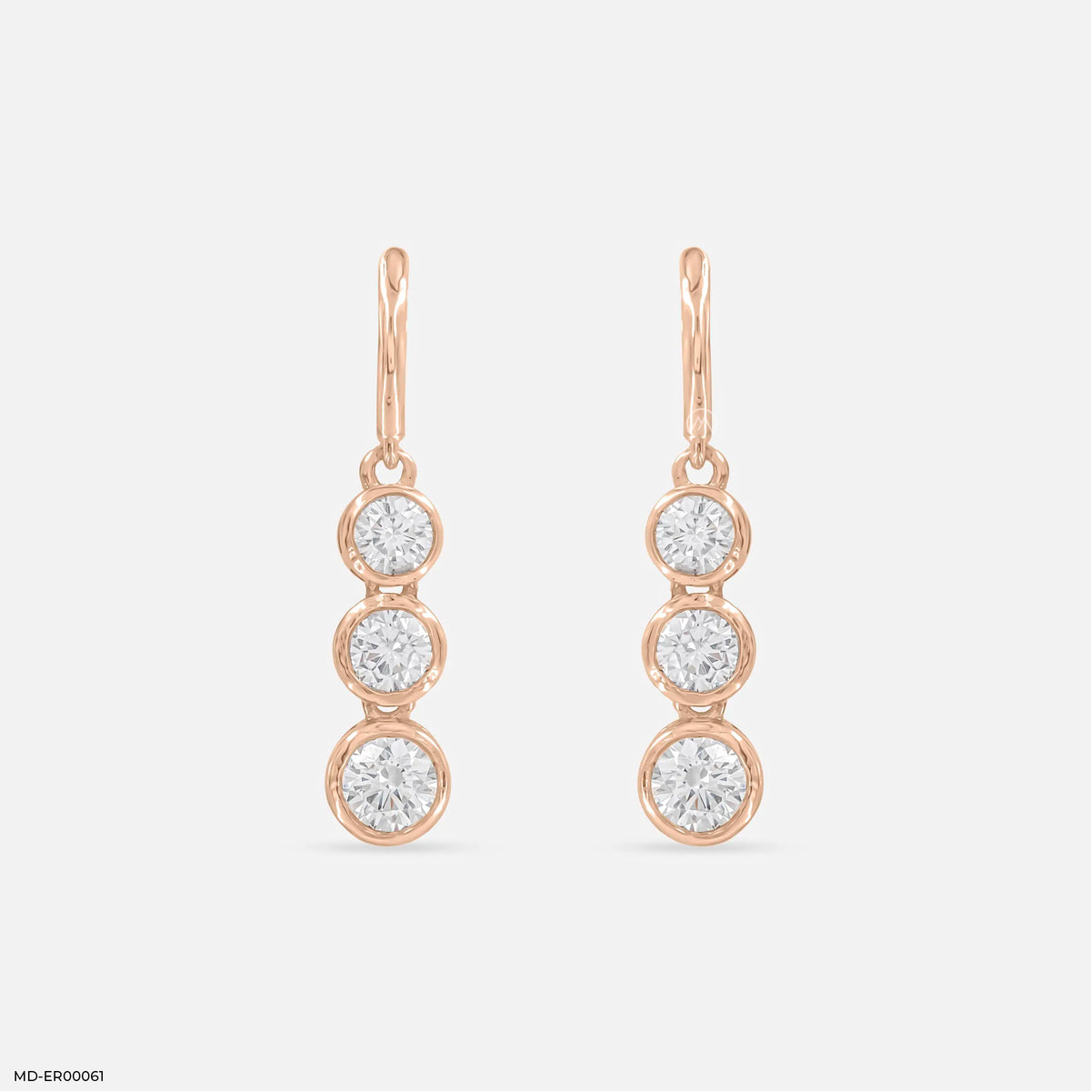Unity Solitaire Diamod Earrings