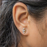 See Through Me Earrings 14K Rose Gold