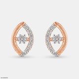 See Through Me Earrings 14K Rose Gold