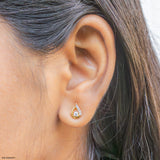 DewDrop Earrings 14K Yellow Gold