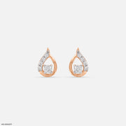 DewDrop Earrings 14K Rose Gold