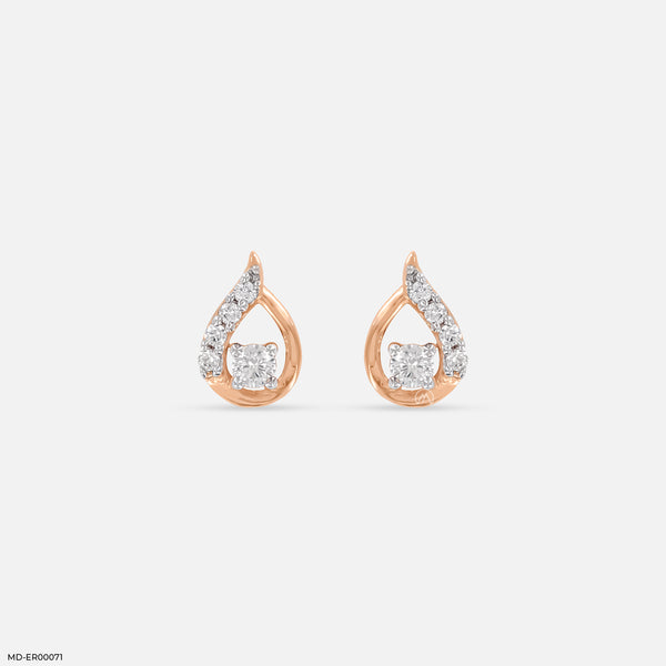 DewDrop Earrings 18K Rose Gold