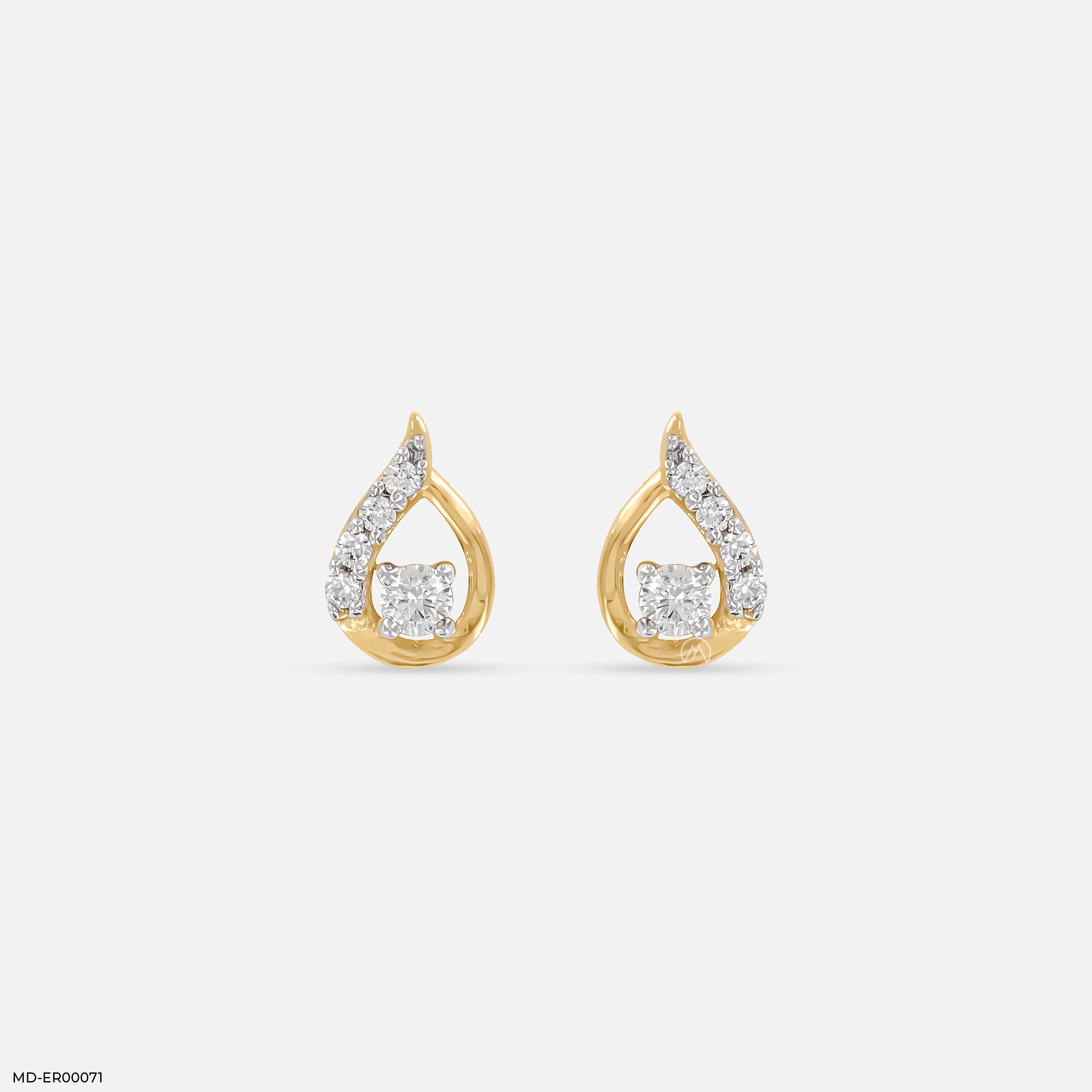 DewDrop Earrings 9K Yellow Gold