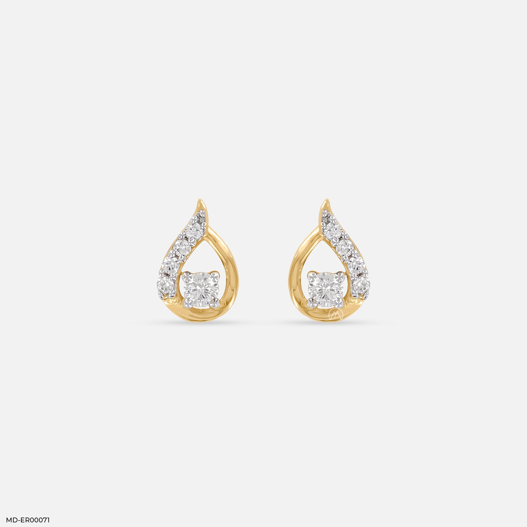 DewDrop Earrings 14K Yellow Gold