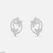 Golden Blossom earring Platinum 950