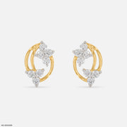 Golden Blossom earring 9K Yellow Gold