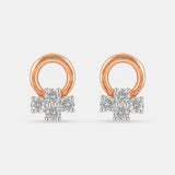 Aster Floral Earrings 14K Rose Gold