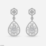 1 Carat Pearl Prism Earrings 14K Yellow Gold