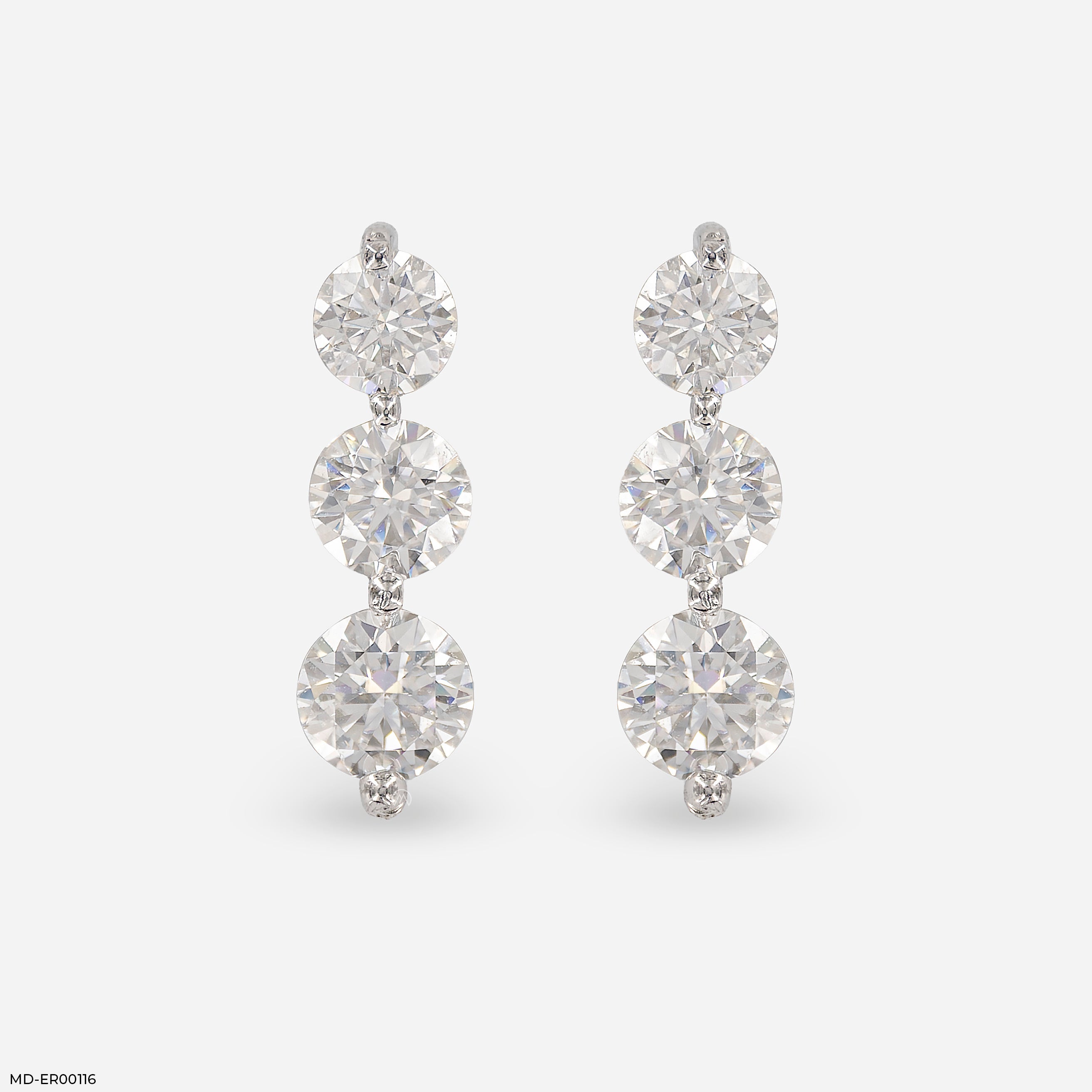 1 Carat Round Leticia Earrings