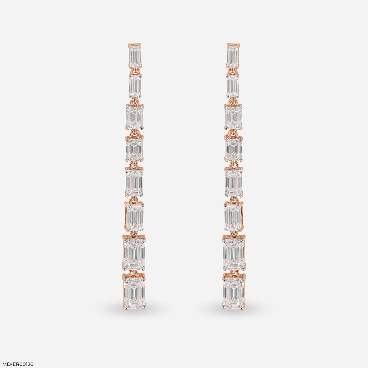 Classic Drizzle Diamond Drop Earrings