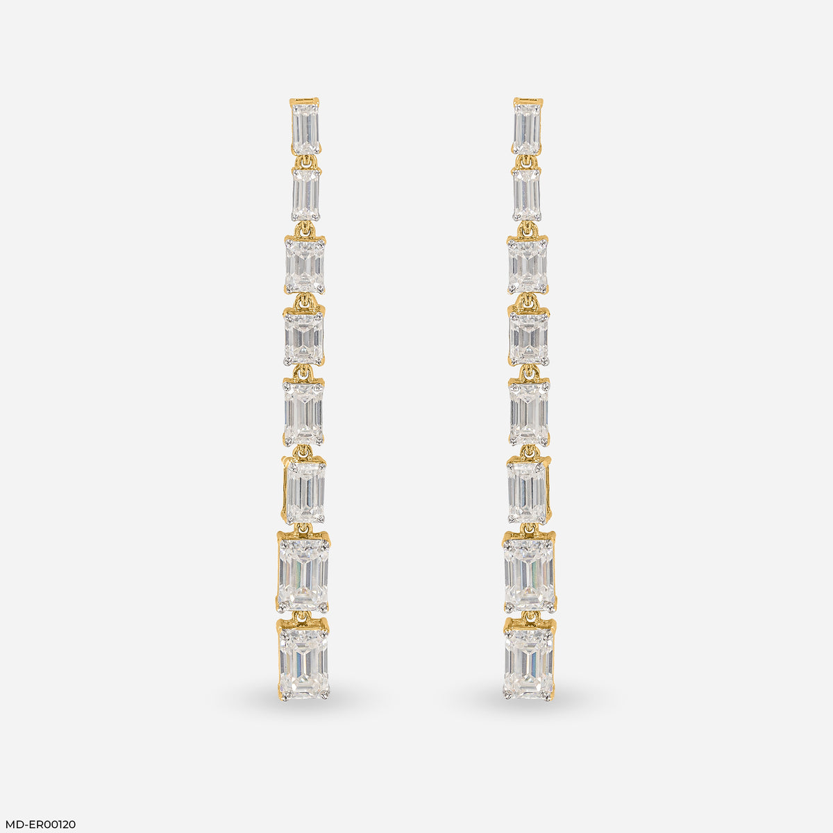 Classic Drizzle Diamond Drop Earrings