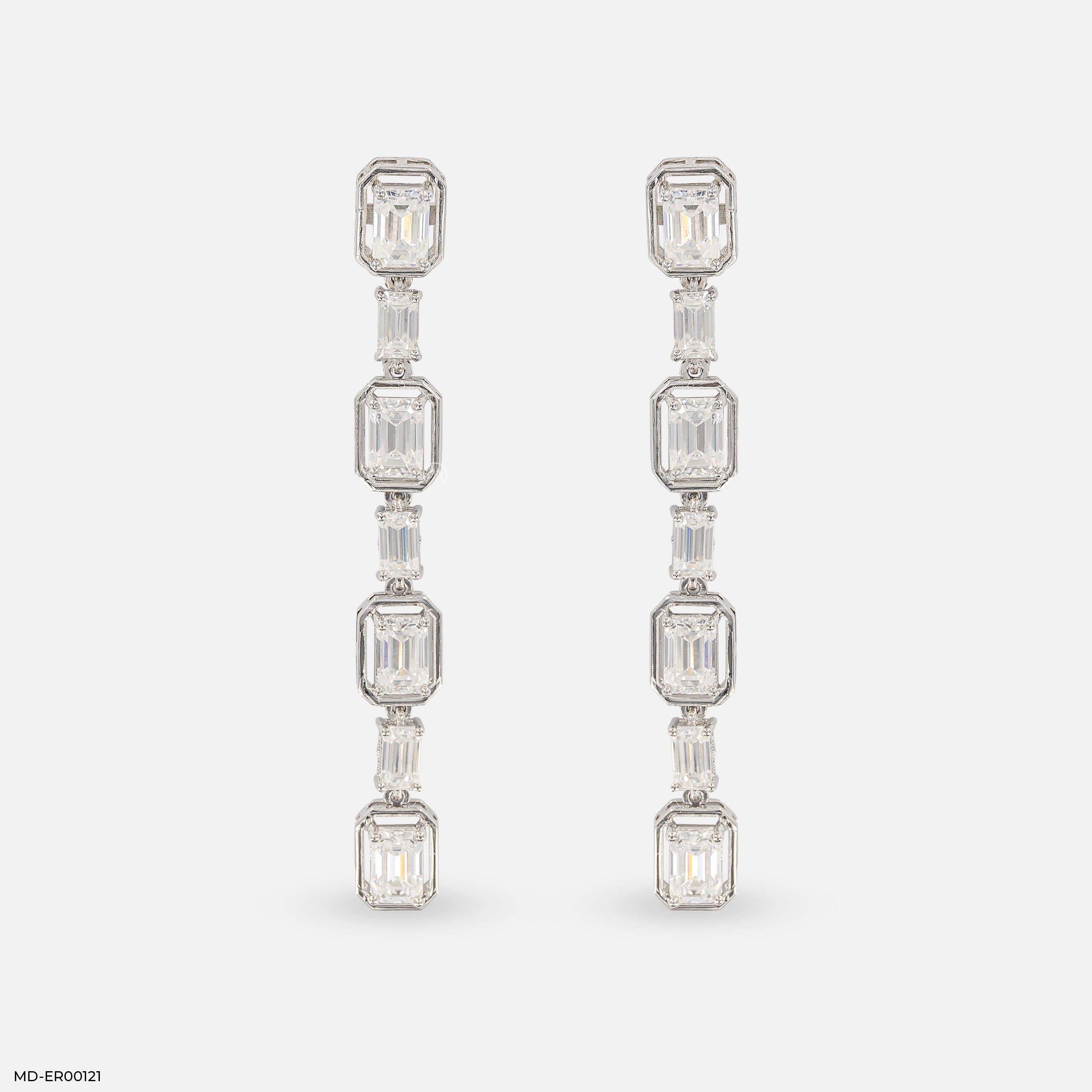Glimmering Long Earrings